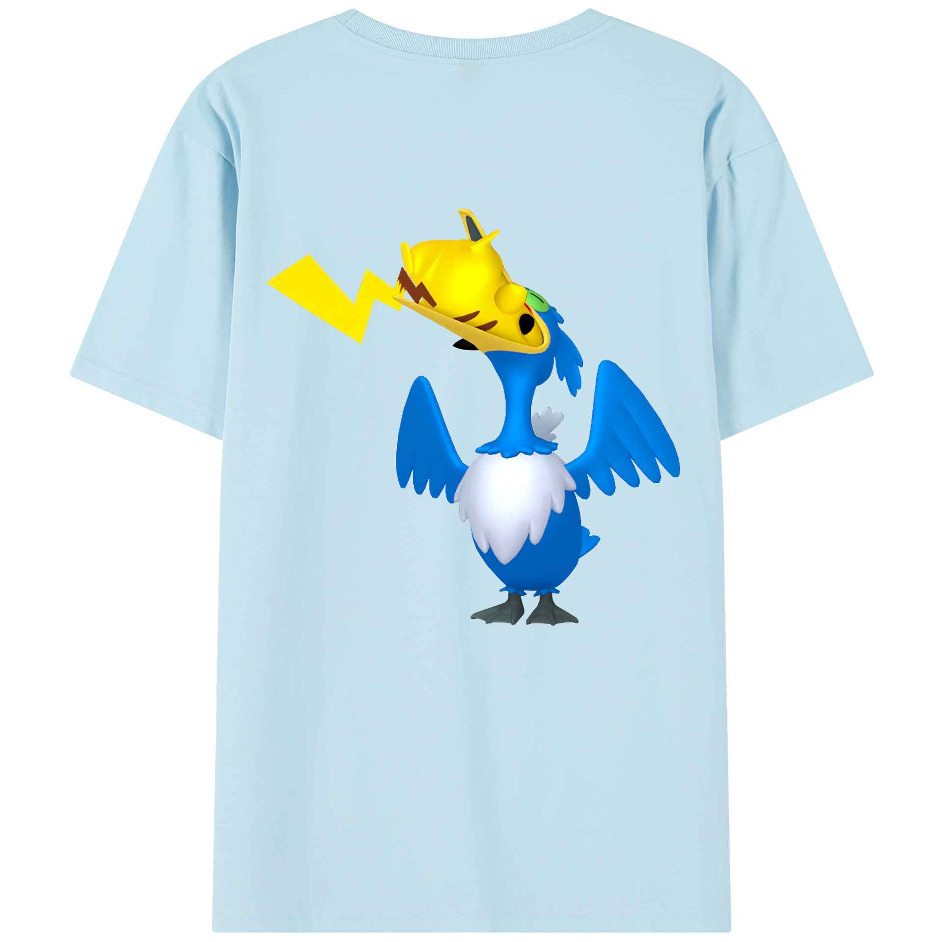 （画像用） ポケットモンスター Pokémon 綿100％半袖Tシャツ（背面プリント）